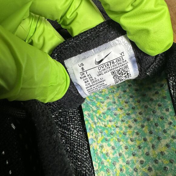 Nike Air Vapormax Flyknit 3 Shoes Mens Size 8 Running DV1678-001 Sneakers - Picture 8 of 8